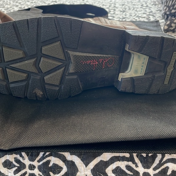 Men’s Size 13 Cole Hahn Mid Calf Brown Leather Boots - Picture 4 of 12